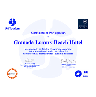 Granada Luxury Beach Sertifikalar Esg