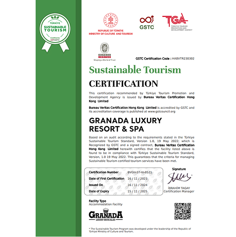 Granada Okurcalar Sertifikalar Sustainable En